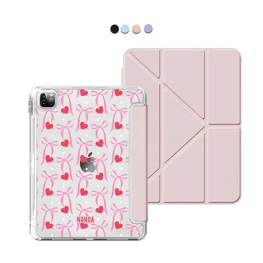 iPad / Android Tab Y-Fold Flip Cover - Valentines