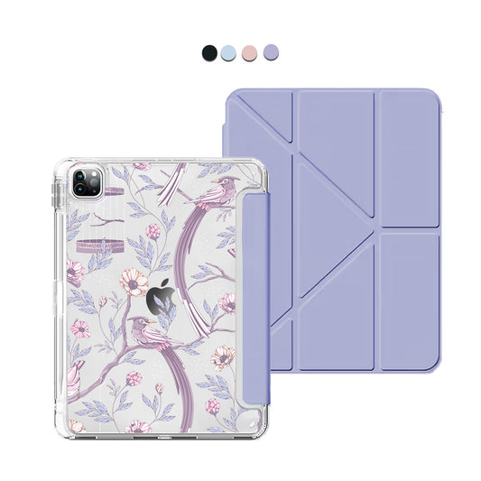 iPad / Android Tab Y-Fold Flip Cover - Lovebird 4.0