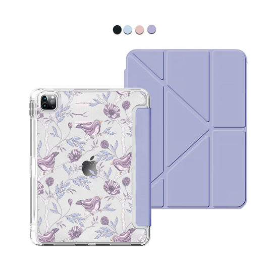 iPad / Android Tab Y-Fold Flip Cover - Lovebird 15.0
