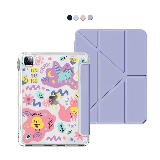 iPad / Android Tab Y-Fold Flip Cover - Pio n Friends