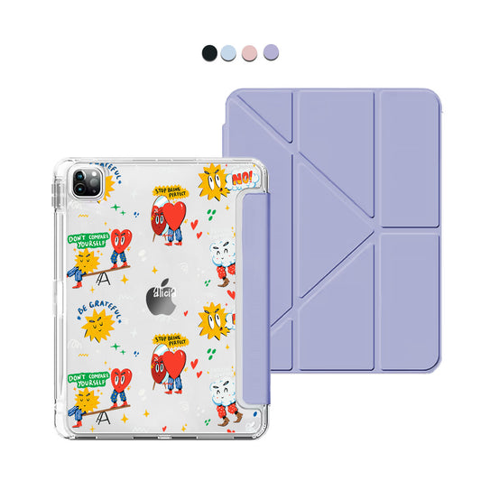 iPad / Android Tab Y-Fold Flip Cover - Selfless Love 2.0