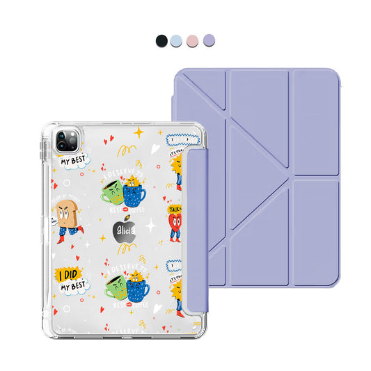 iPad / Android Tab Y-Fold Flip Cover - Selfless Love 3.0