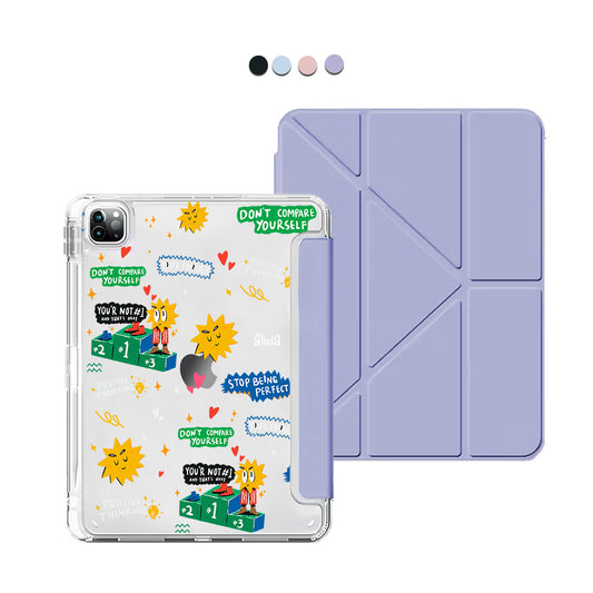 iPad / Android Tab Y-Fold Flip Cover - Selfless Love 4.0
