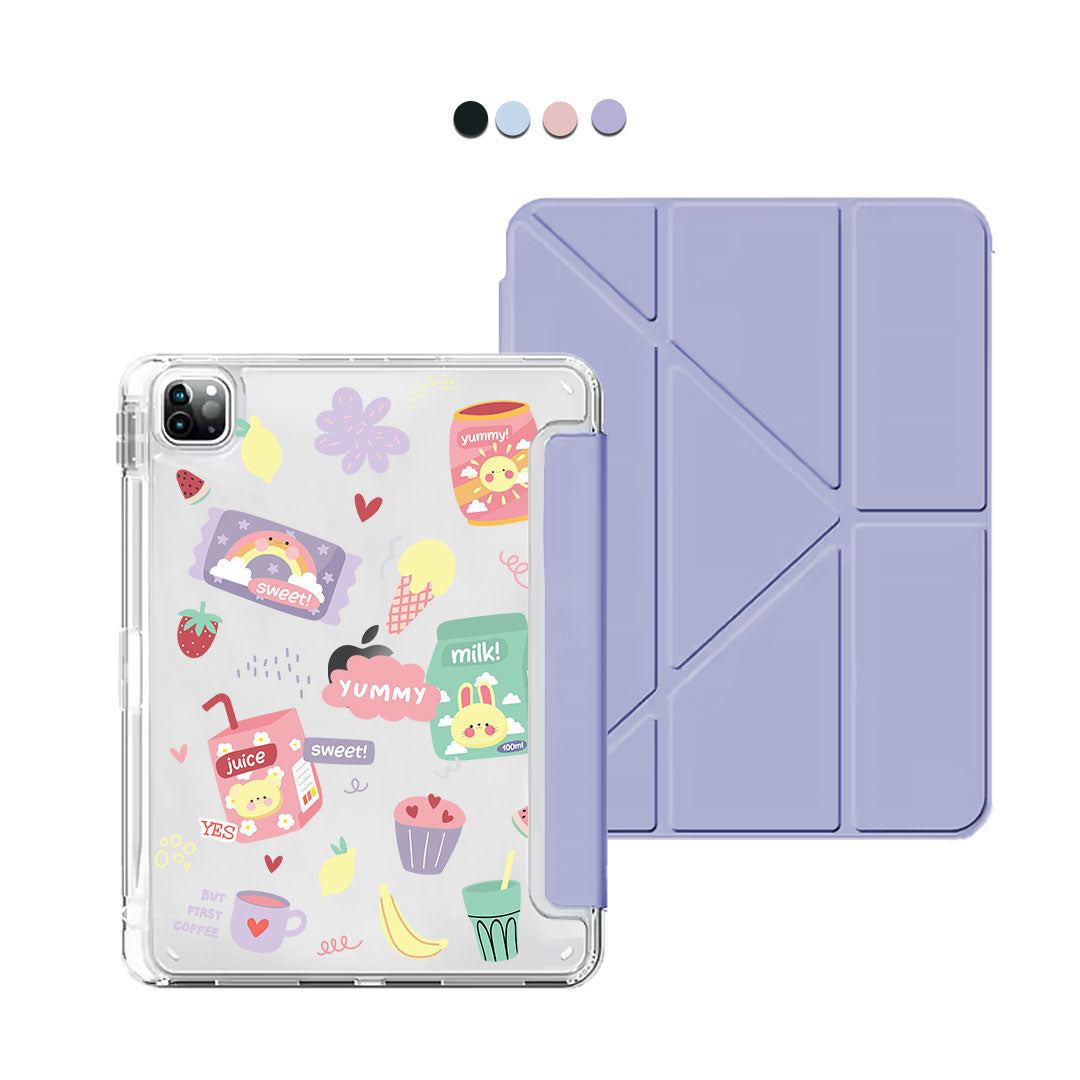 iPad / Android Tab Y-Fold Flip Cover - Sweet & Yummy