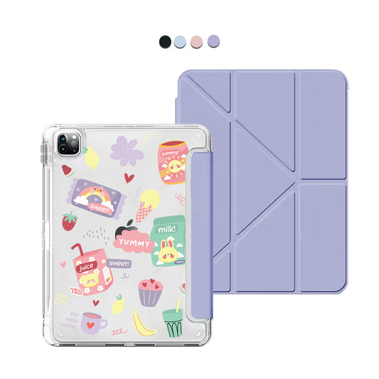 iPad / Android Tab Y-Fold Flip Cover - Sweet & Yummy
