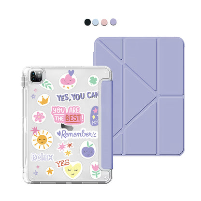 iPad / Android Tab Y-Fold Flip Cover - You are the Best 2.0