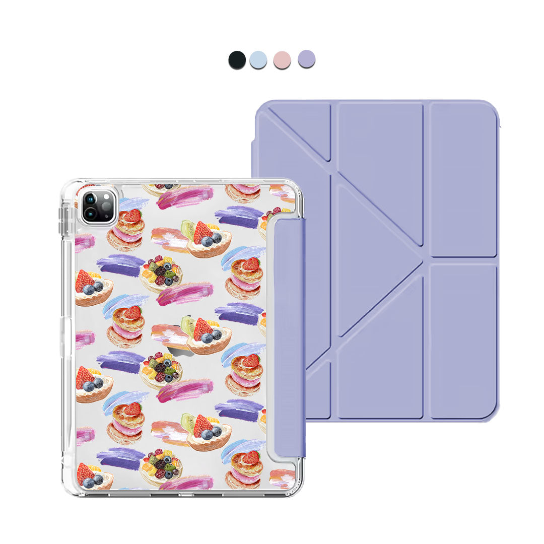 iPad / Android Tab Y-Fold Flip Cover - Fruit pie