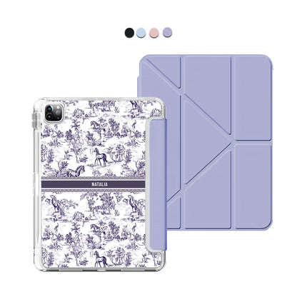 iPad / Android Tab Y-Fold Flip Cover - Horse