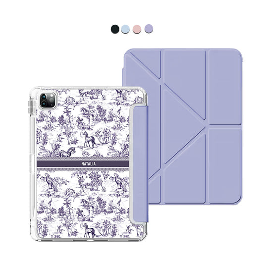 iPad / Android Tab Y-Fold Flip Cover - Horse