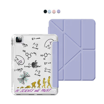 iPad / Android Tab Y-Fold Flip Cover - Science 1.0