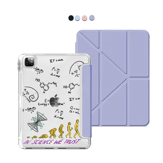 iPad / Android Tab Y-Fold Flip Cover - Science 1.0