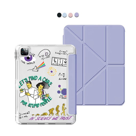 iPad / Android Tab Y-Fold Flip Cover - Science 2.0