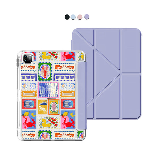 iPad / Android Tab Y-Fold Flip Cover - Seaside opulence 1.0