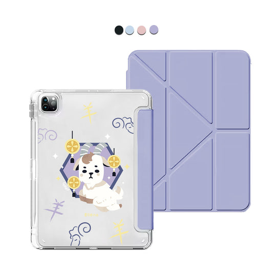 iPad / Android Tab Y-Fold Flip Cover - Goat (Chinese Zodiac / Shio)