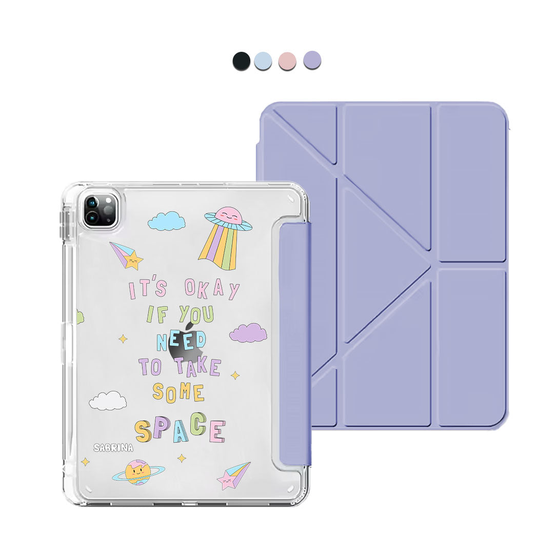 iPad / Android Tab Y-Fold Flip Cover - Space