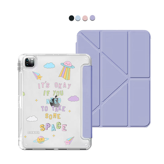 iPad / Android Tab Y-Fold Flip Cover - Space