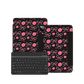 iPad Wireless Keyboard Flipcover - Coquette Rose