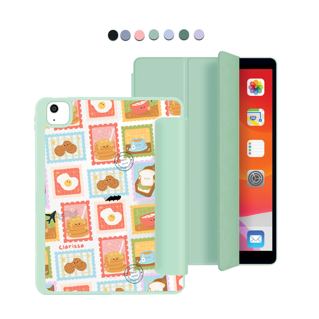 iPad Acrylic Flipcover - Breakfast Menu Stamps