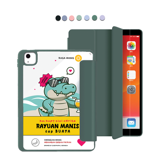 iPad Acrylic Flipcover - Cap Buaya