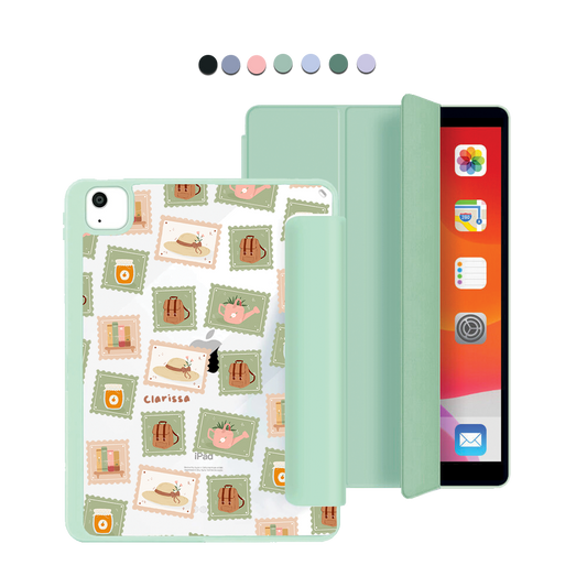 iPad Acrylic Flipcover - Cottagecore Stamps