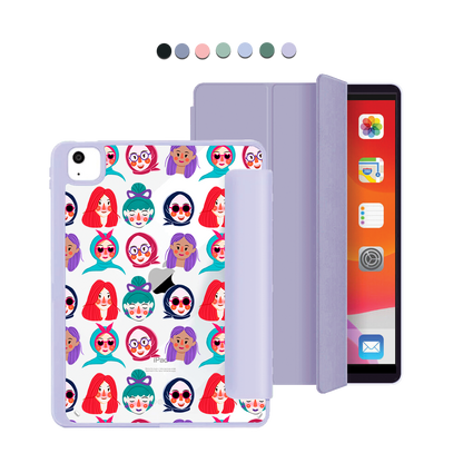 iPad Acrylic Flipcover - Cute Sweety Faces