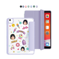 iPad Acrylic Flipcover - Face Grid Comic