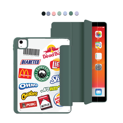 iPad Acrylic Flipcover - Food Parody