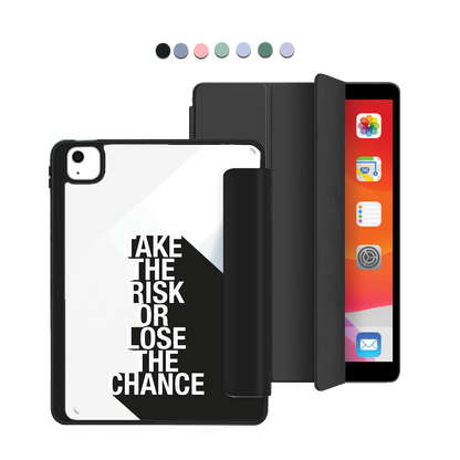 iPad Acrylic Flipcover - Take the Risk