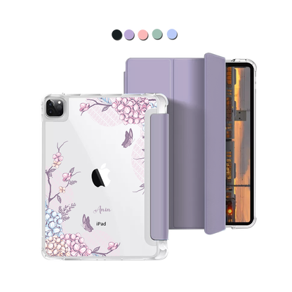 iPad Macaron Flip Cover - Batik Floral