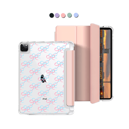 iPad Macaron Flip Cover - Coquette Overlap Bow