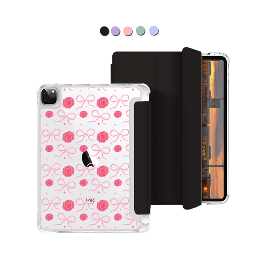 iPad Macaron Flip Cover - Coquette Rose