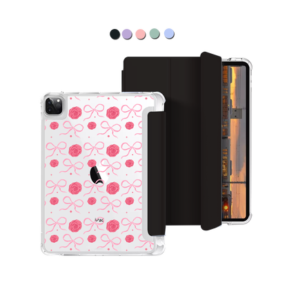 iPad Macaron Flip Cover - Coquette Rose