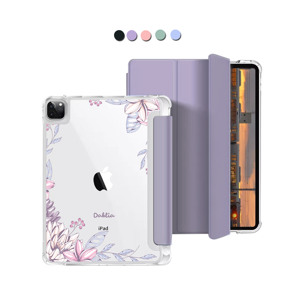 iPad Macaron Flip Cover - Dahlia