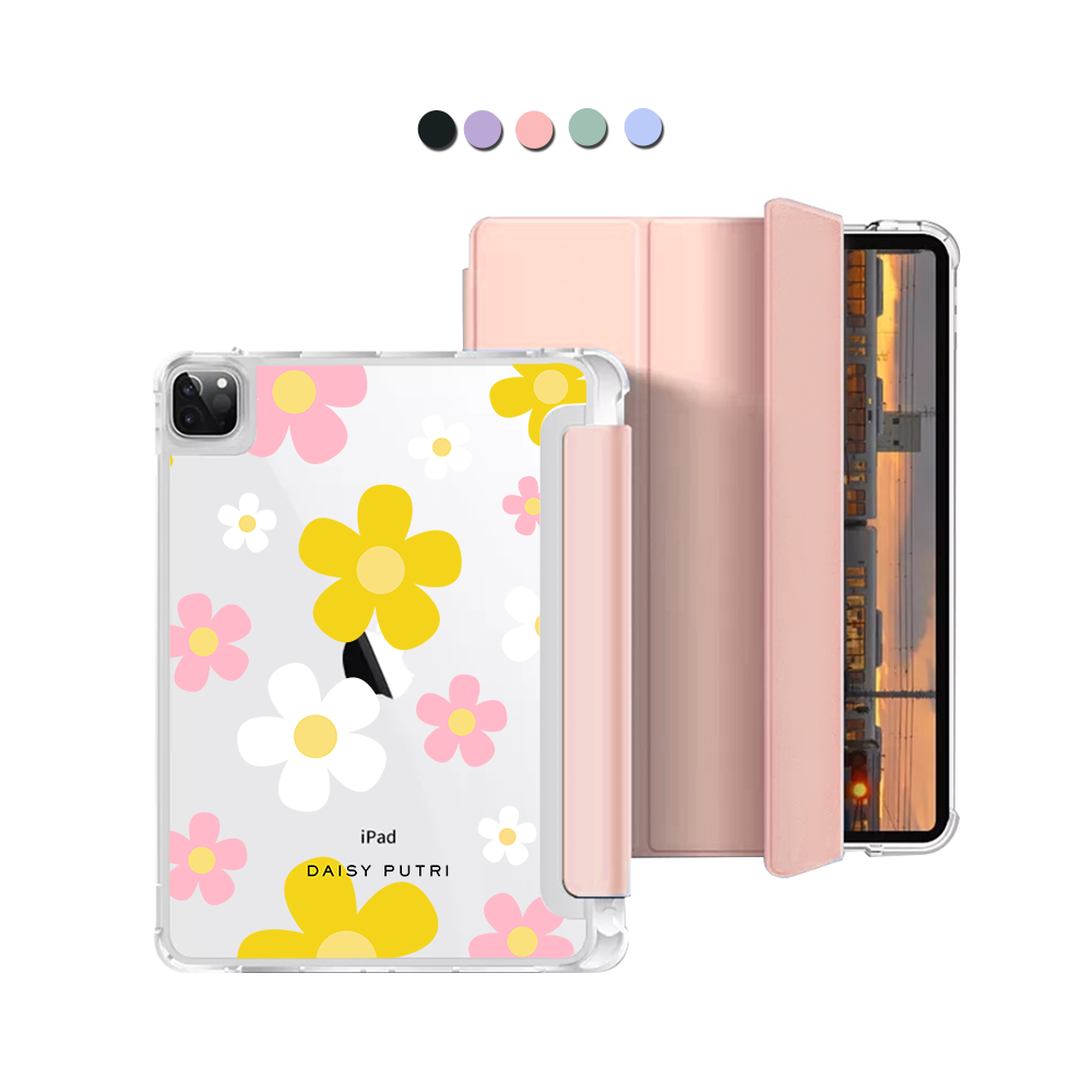 iPad Macaron Flip Cover - Daisy Fresh