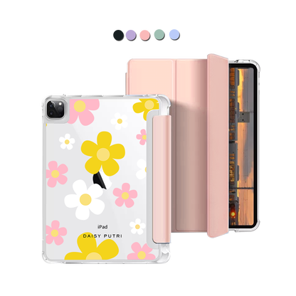 iPad Macaron Flip Cover - Daisy Fresh