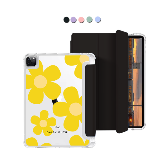 iPad Macaron Flip Cover - Daisy Sunshine