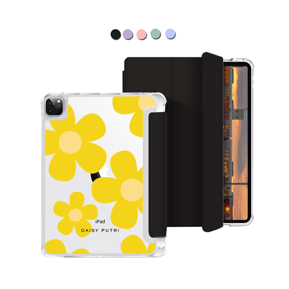 iPad Macaron Flip Cover - Daisy Sunshine