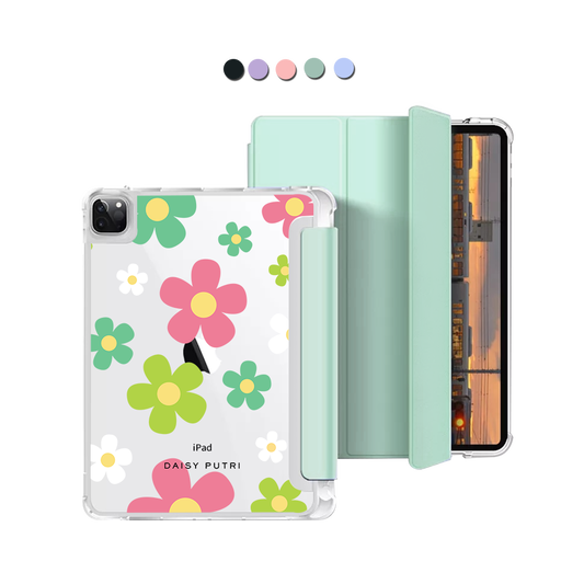 iPad Macaron Flip Cover - Daisy Wild