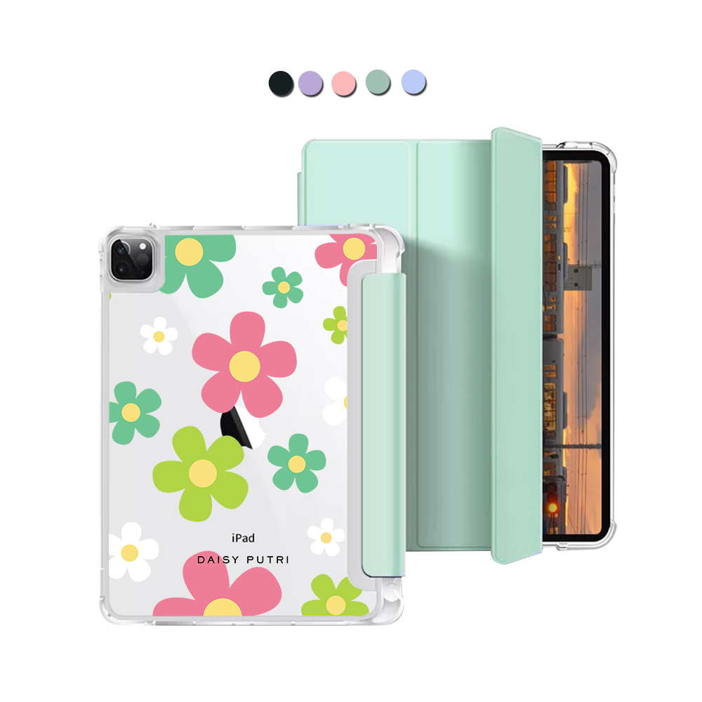 iPad Macaron Flip Cover - Daisy Wild