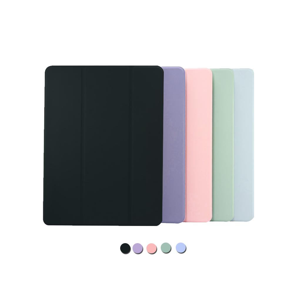 iPad Macaron Flip Cover - Purple lines
