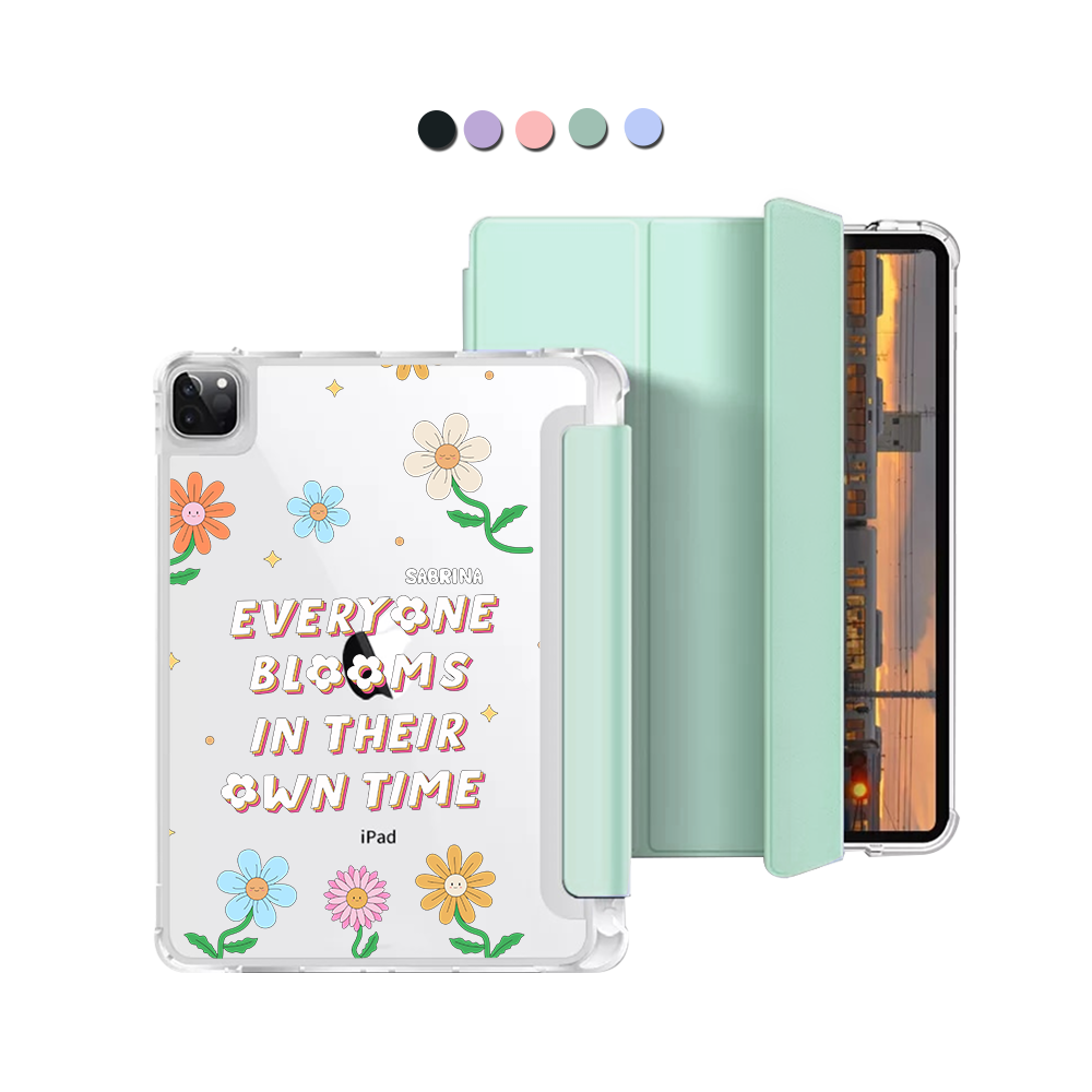 iPad Macaron Flip Cover - Blooms