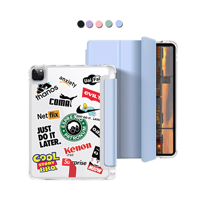 iPad Macaron Flip Cover - Brand Parody 1.0