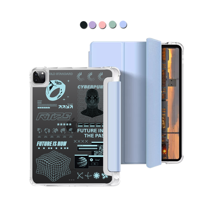 iPad Macaron Flip Cover - Cyberpunk