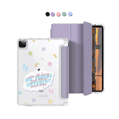 iPad Macaron Flip Cover - Different Steps