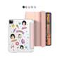 iPad Macaron Flip Cover - Face Grid Comic