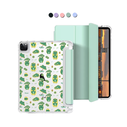iPad Macaron Flip Cover - Happy Rain