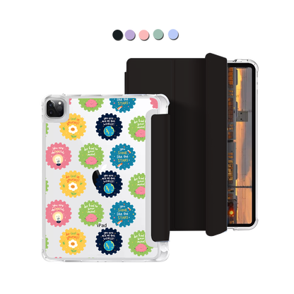 iPad Macaron Flip Cover - Self Reminder Stamps