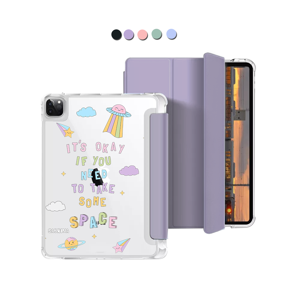 iPad Macaron Flip Cover - Space