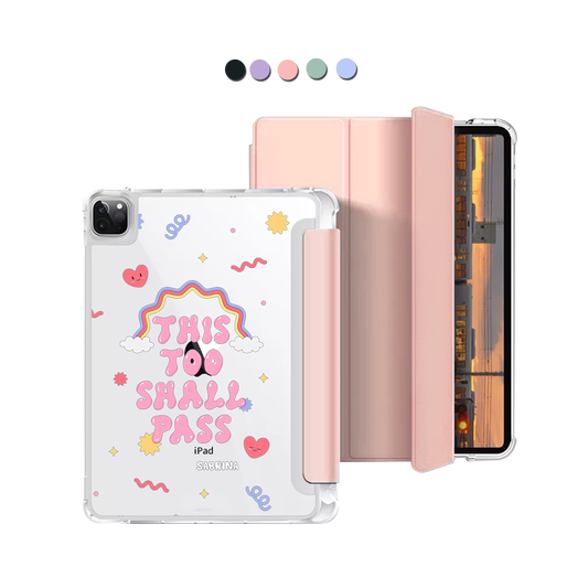 iPad Macaron Flip Cover - This Too Shall Pass