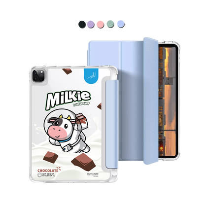 iPad Macaron Flip Cover - Milkie